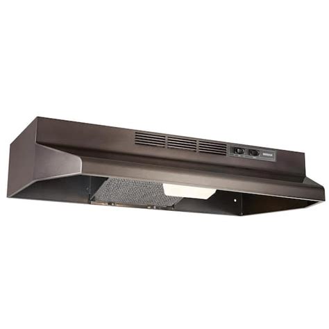 broan 30-in convertible black stainless steel under cabinet range hood|broan undercabinet range hood stainless.